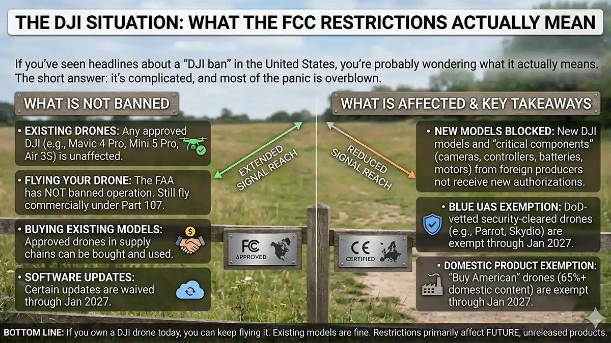 BVLOS rural infrastructure drone visual, single speck far ahead along utility lines in Central Florida terrain