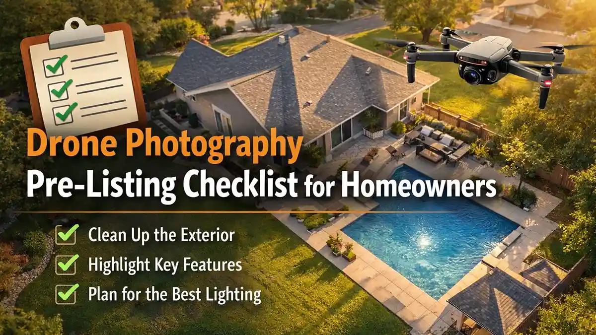 Ted Smialek with enterprise drone visual on pre-listing checklist for homeowners, Central Florida private drone service