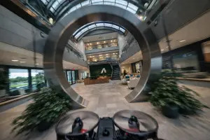 FPV cinematic drone footage for facility and property fly-throughs