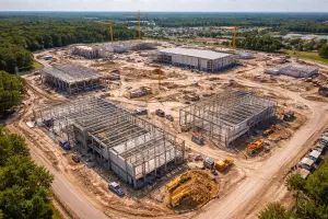Recurring drone progress monitoring for a construction site in Central Florida